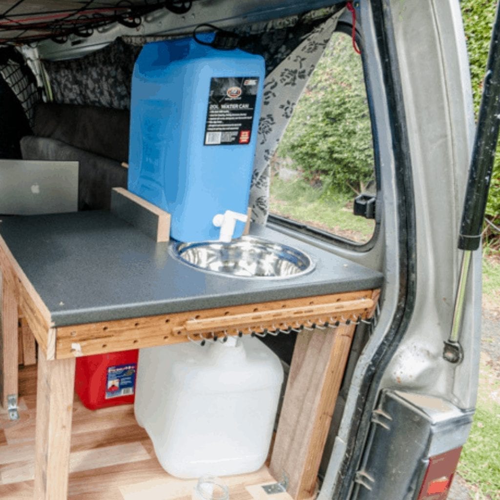 3 of the best campervan sink ideas for beginners Befreewithlee