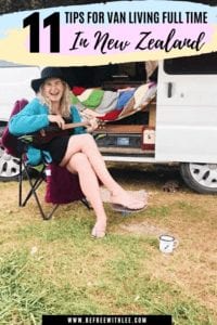 Another pinterest image to save about this van living full time article