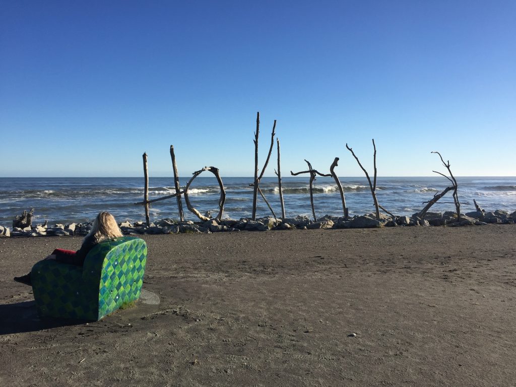 a photo of hokitika beach an iconic spot to stop by on the west coast 