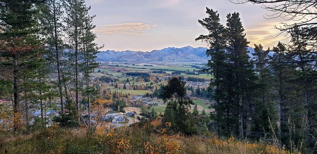 a view from conical hill which is one of the most popular things to do in hanmer springs 