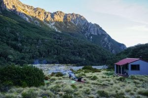 camping in arthurs pass in the canterbury region new zealand
