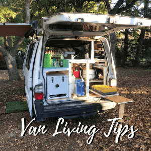 This campervan guide article has a bunch of van living tips to read!